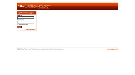 Opsmerchant. OpsTechnology. For information regarding your OpsMerchant account, please contact OpsTechnology directly. You can either call or email them, but we strongly encourage … 