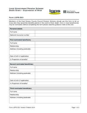 Opt-Out Form - East Sussex County Council Pension Fund