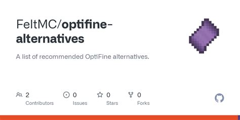 OptiFine Alternatives - Github