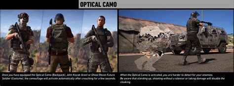 Optical camouflage Ghost Recon Wiki Fandom