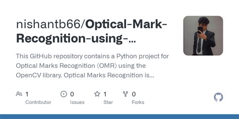 Optical mark recognition github. CharacteristicsAutism is a highly variable neu...