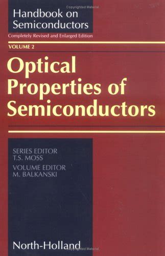 Optical properties of semiconductors handbook on semiconductors vol 2. - Strafvollzug und öffentlichkeit unter besonderer berücksichtigung der anstaltsbeiräte..