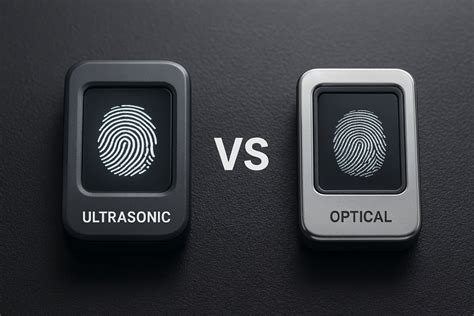 Optical vs ultrasonic fingerprint sensor which is better.  Learn more here...