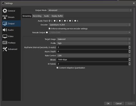 Optimal Streaming Bitrate for QuickSync? : r/obs - reddit