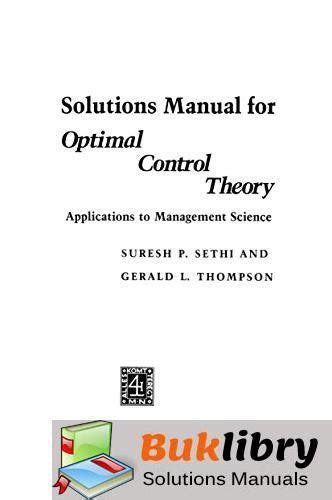 Optimal control theory sethi solution manual. - Byu health final exam study guide.