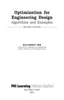 Optimization Engineering Design Kalyanmoy Deb Drehiore