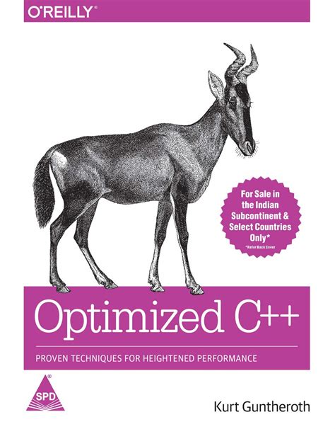 Read Online Optimized C Proven Techniques For Heightened Performance By Kurt Guntheroth