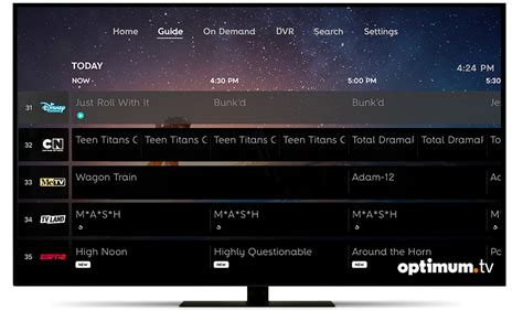 Optimum Guide Tv