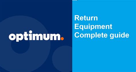 Learn how to return equipment smoothly and hassle-free wi