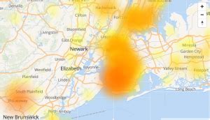 Real-time outage overview for Optimum/Cablev
