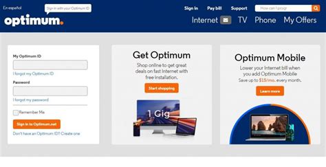Optimum pay bill login. Pay your Optimum cable, phone, and internet bill online, update your services and find answers to any billing questions you may have. Currently viewing account details for: Activity History My Services 