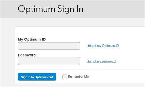 Sign In with your Optimum ID to manage your account, check your email, set your DVR, and pay your cable bill online. Log in now!. 