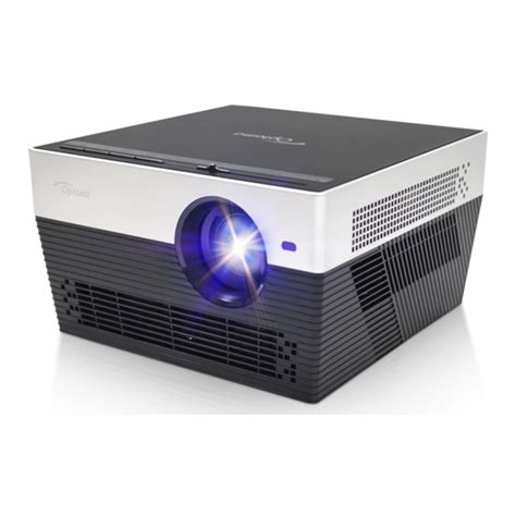 Optoma uhl55 manual.  Reset Return the factory default settings for Imag...