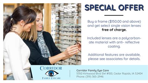 Optometrist in Cedar Rapids, IA Corridor Family Eye Care