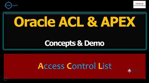 Oracle ACL Tips