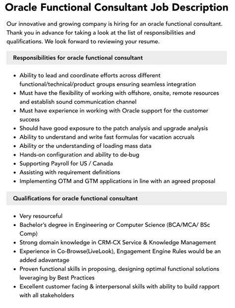 Oracle Functional Jobs, Employment Indeed.com