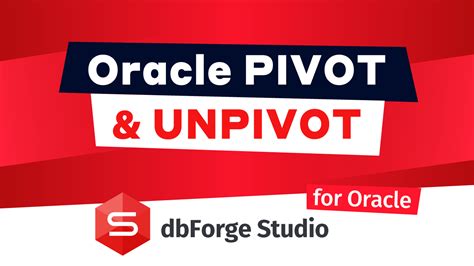 Oracle Pivot 예제