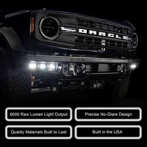 Oracle Triple LED Bumper Fog Lights 5890-001