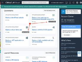 Oracle always free limits.  Always Free resources will show-up as option...