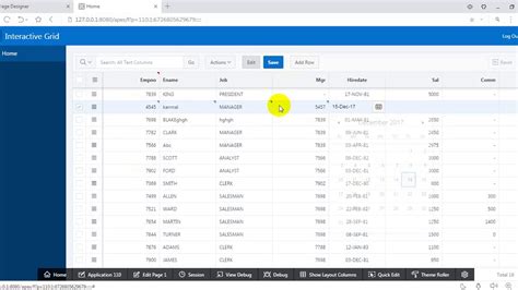 Oracle apex interactive grid column source sql expression.  Values for years a...