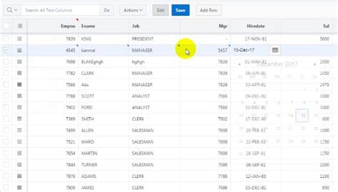 Oracle apex interactive grid reference column.  v_select have example value like ...