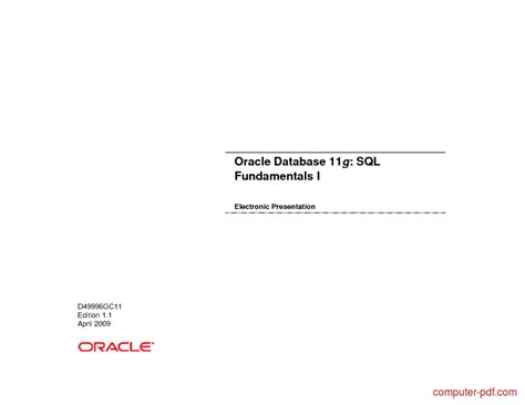 Oracle application developer guide fundamentals database 11g release 2. - Toyota hi ace petrol 1983 1989 repair manual.