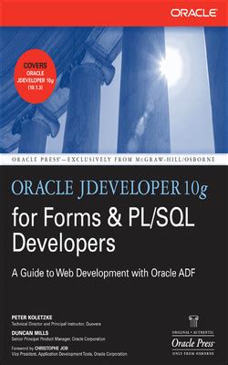 Oracle jdeveloper 10g for forms pl sql developers a guide. - Chrysler voyager 1997 manual book download.