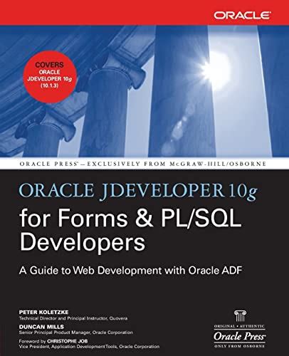 Oracle jdeveloper 10g para formularios pl sql developers una guía para el desarrollo web con oracle adf oracle press. - 2003 lexus gx 470 owners manual.