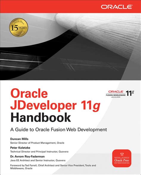 Oracle jdeveloper 11g handbook a guide to fusion web development oracle press. - Fanuc robot m10ia manuall4600 manuale di manutenzione.