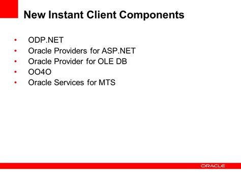 Oracle odp net versions.  New providers are available for Amazon Use the links below to d...