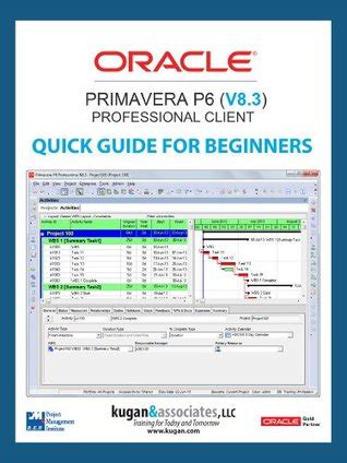 Oracle primavera p6 v8 3 professional client quick guide for. - Rv qg 4000 onan generator service manual.