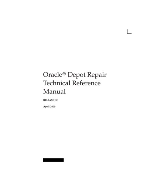 Oracle projects technical reference manual r12. - Lg ld 14aw2 ld 14at2 service manual repair guide.