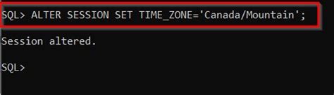 Oracle session timezone.  If you want the default session time zone to use a ...