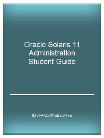 Oracle solaris 11 administration student guide. - 09 toyota matrix sport owners manual.