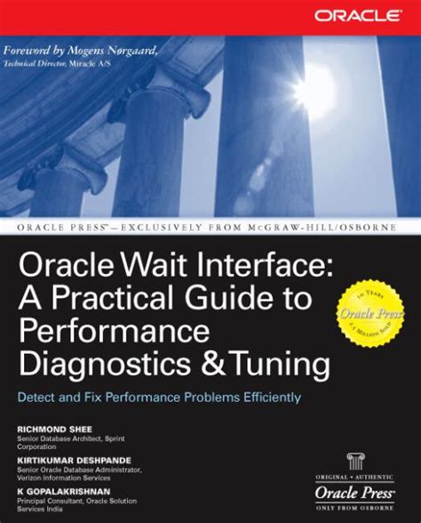 Oracle wait interface a practical guide to performance diagnostics tuning. - Analisis quimico cuantitativo harris 3ra edicion.