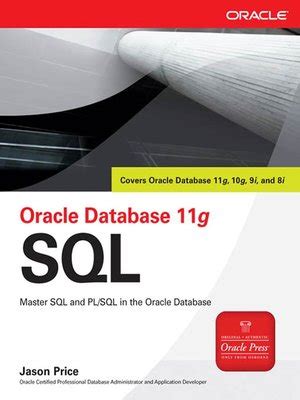 Full Download Oracle Database 11G Sql Osborne Oracle Press By Jason Price