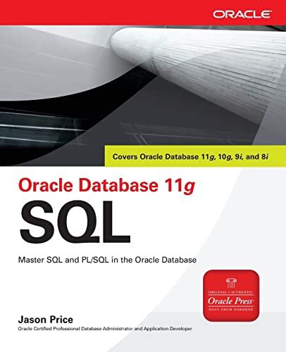 Read Online Oracle Database 11G Sql By Jason Price