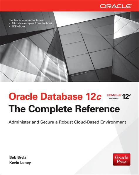 Full Download Oracle Database 12C The Complete Reference Oracle Press By Bob Bryla