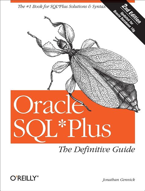 Download Oracle Sqlplus The Definitive Guide The Definitive Guide Definitive Guides By Jonathan Gennick