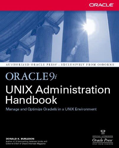 Oracle9i Unix Administration Handbook Oracle Press