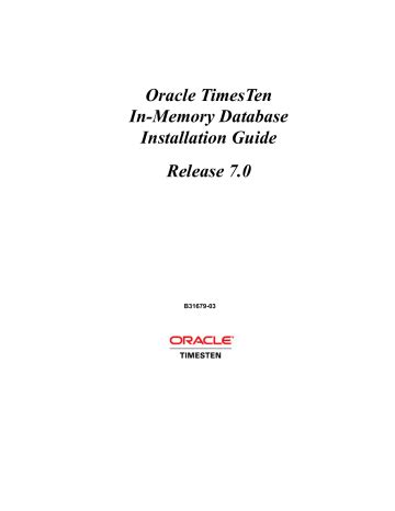 Oraclear timesten in memory database installation guide. - Honda element tech manual alarm systems.