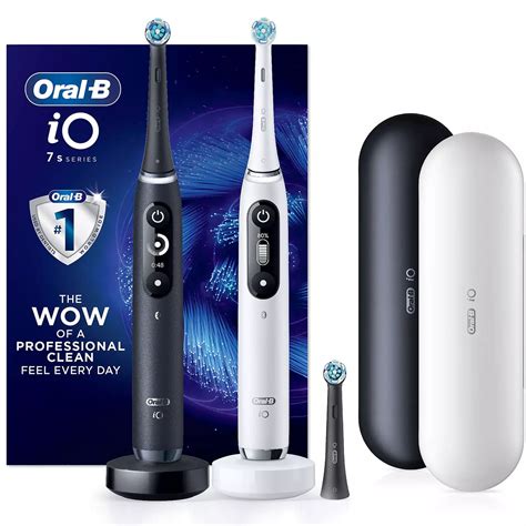 Oral-b io series 7. Oral-B iO Series 5 Electric Toothbrush. Brush like a Pro. The Oral-B iO Series 5 Electric Toothbrush combines powerful, but gentle micro-vibrations with Oral-B’s dentist-inspired round brush head and advanced iO Technology that delivers 100% cleaner teeth and healthier gums in just 1 week versus a regular manual toothbrush. 