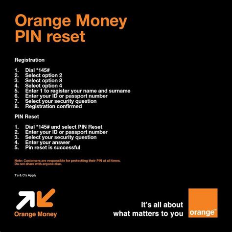 Orange - Orange Money Registration and PIN Reset ... - Facebook