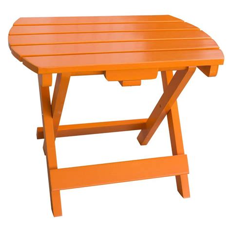 Orange - Outdoor Side Tables - Patio Tables - The Home Depot