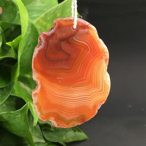 Orange Agate Slice - Etsy