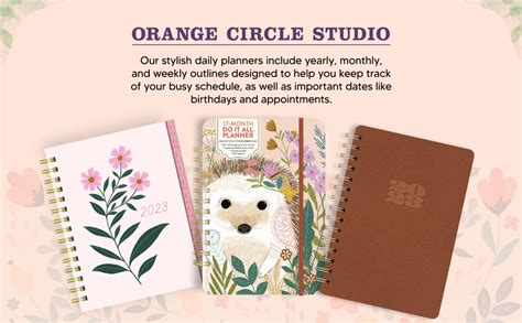 Orange Circle Studio 2023 Planner