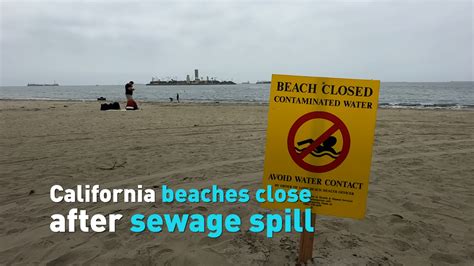 Orange County beach closed after massive sewage spill