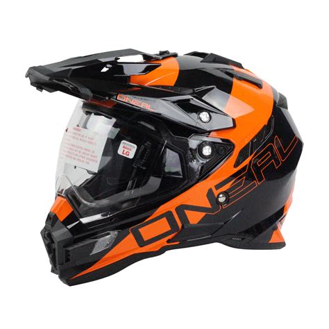 Orange Dual Sports Helmets for sale eBay