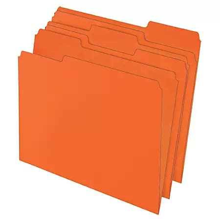 Orange File Folders - Office Depot