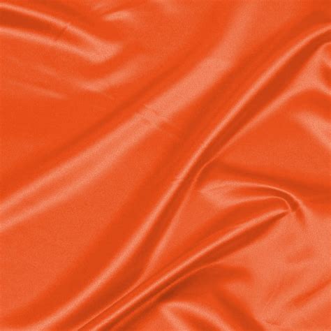 Orange Satin Fabric Fabric Depot